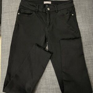 DL1961 Black Ankle Cropped Jeans